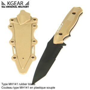 Couteau entraînement lame souple